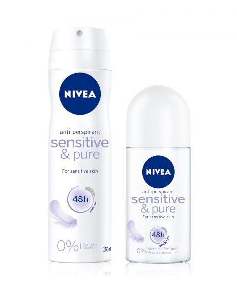 NIVEA 低敏純淨止汗系列