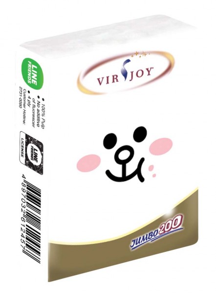 Virjoy x LINE FRIENDS 迷你紙手巾 (2)