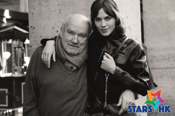 Alexa Chung（右）、Peter Lindbergh（左）