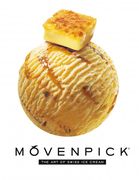 MÖVENPICK®全新零售口味法式焦糖燉蛋CRÈME BRÛLÉE_香濃細膩的焦糖味及齒頰留香的蛋味完美展現