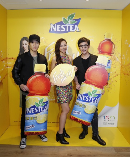 《NESTEA®“Fresh Me Up”Music Tour》第二擊，AGA與同門創作歌手Adrian Fu符致逸及YanTing周殷廷分享音樂創作上的點滴