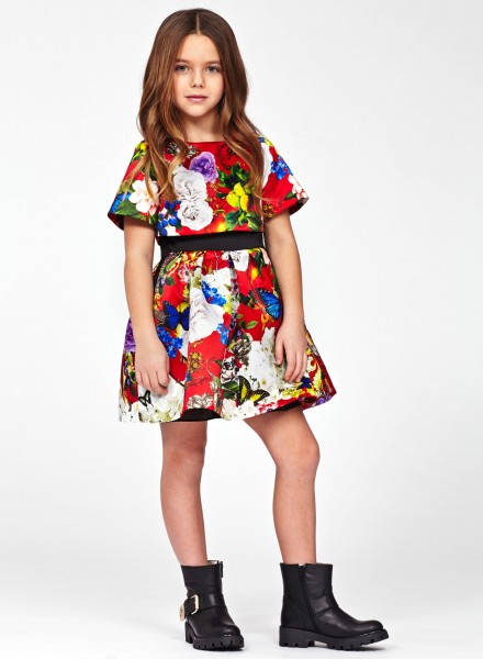 Roberto Cavalli Junior 印花圖案連身裙 from $4790