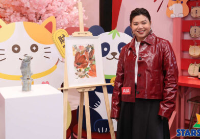 鄧小巧出席AIA宣傳活動分享用藝術滋養心靈