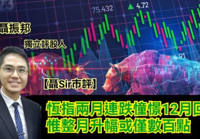 UTO財經|聶Sir市評|聶振邦：恆指兩月連跌憧憬12月回升　惟整月升幅或僅數百點