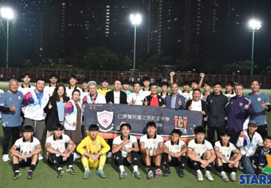 決賽以6:0贏對手 六戰六勝零失球 目標明年重返第一組別（D1） 「學界皇馬」董之英中學足球隊「沙西區中學校際足球賽」D2封王