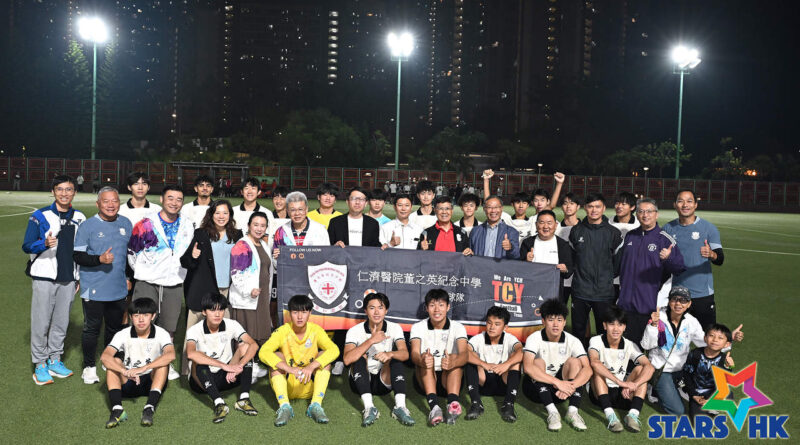 決賽以6:0贏對手 六戰六勝零失球 目標明年重返第一組別（D1） 「學界皇馬」董之英中學足球隊「沙西區中學校際足球賽」D2封王