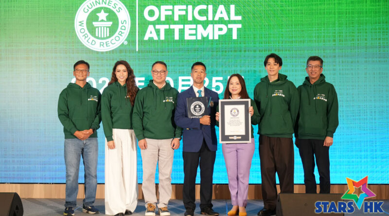 劉穎鏇森美余德丞夥近400醫護破世界紀錄 拒為森美人工呼吸
